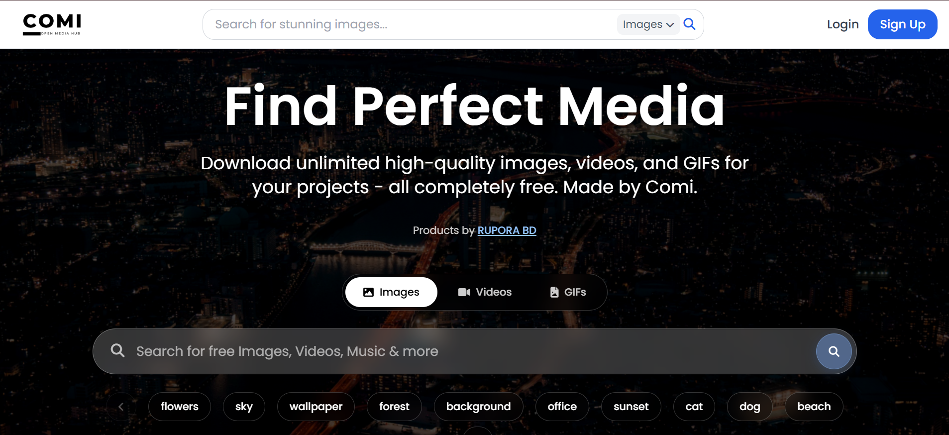 Comi - OMH - Unlimited Image Downloader